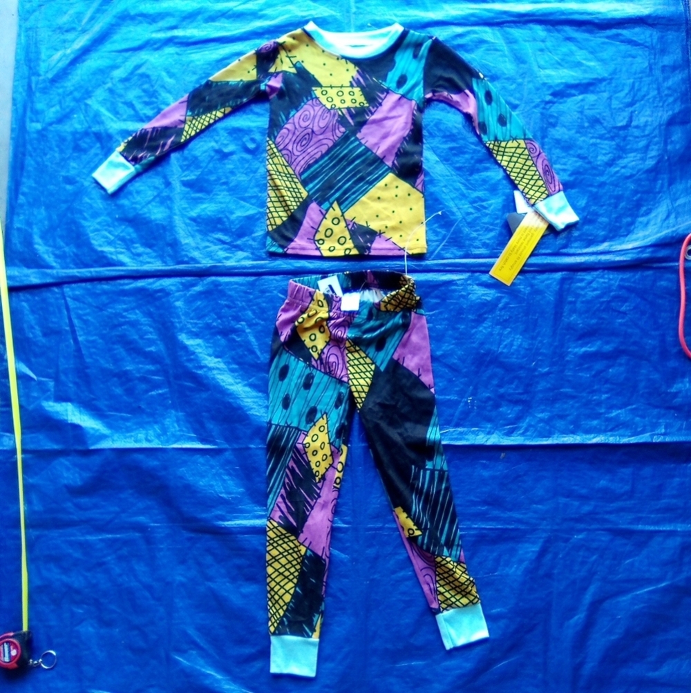 Jack Skelton Colorful Kids Pajamas Set
